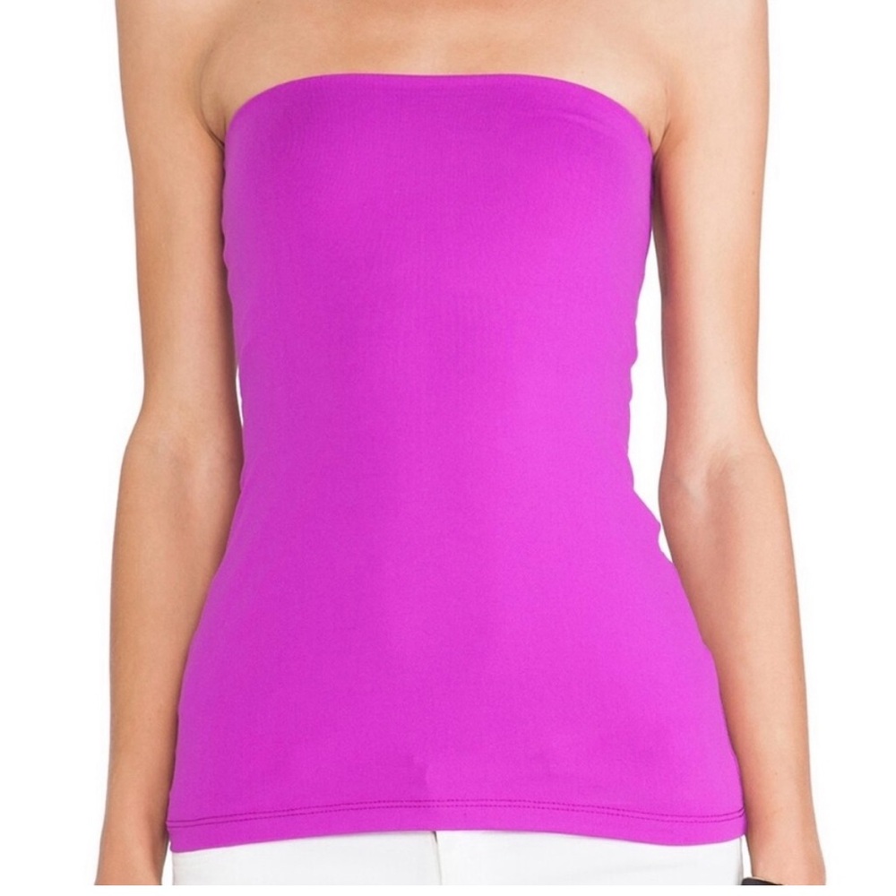 Susana Monaco strapless tube top in magenta/purple. Size XS.
